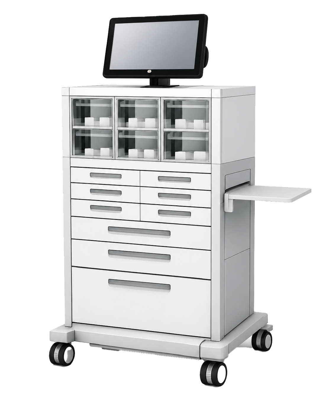 Finished OR cart assembly